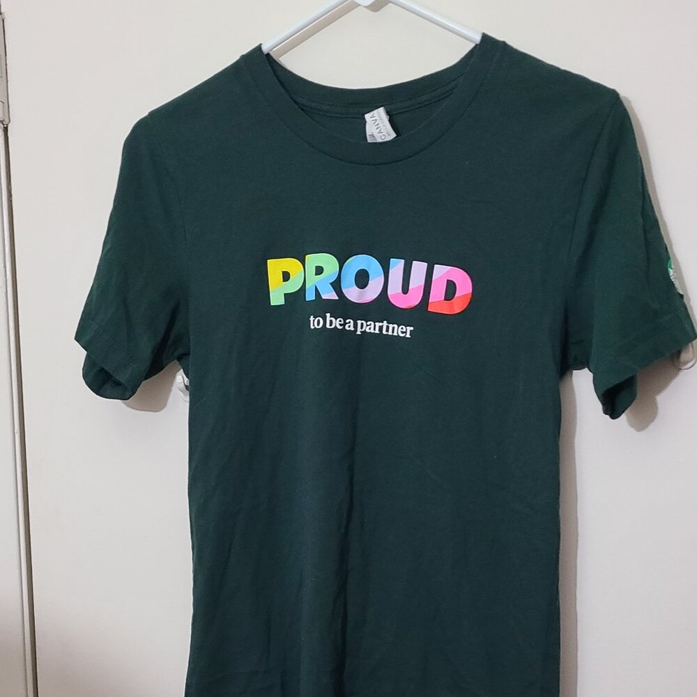 Starbucks Employee T-Shirt Small Pride You Belong Here